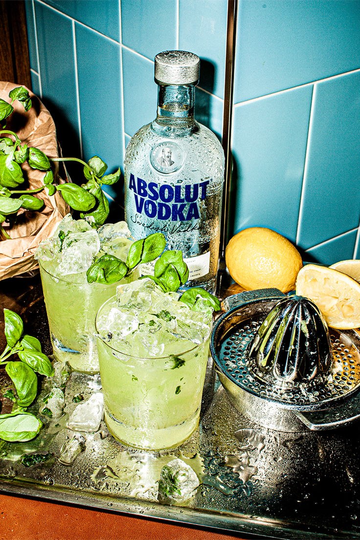 Vodka Basil Smash