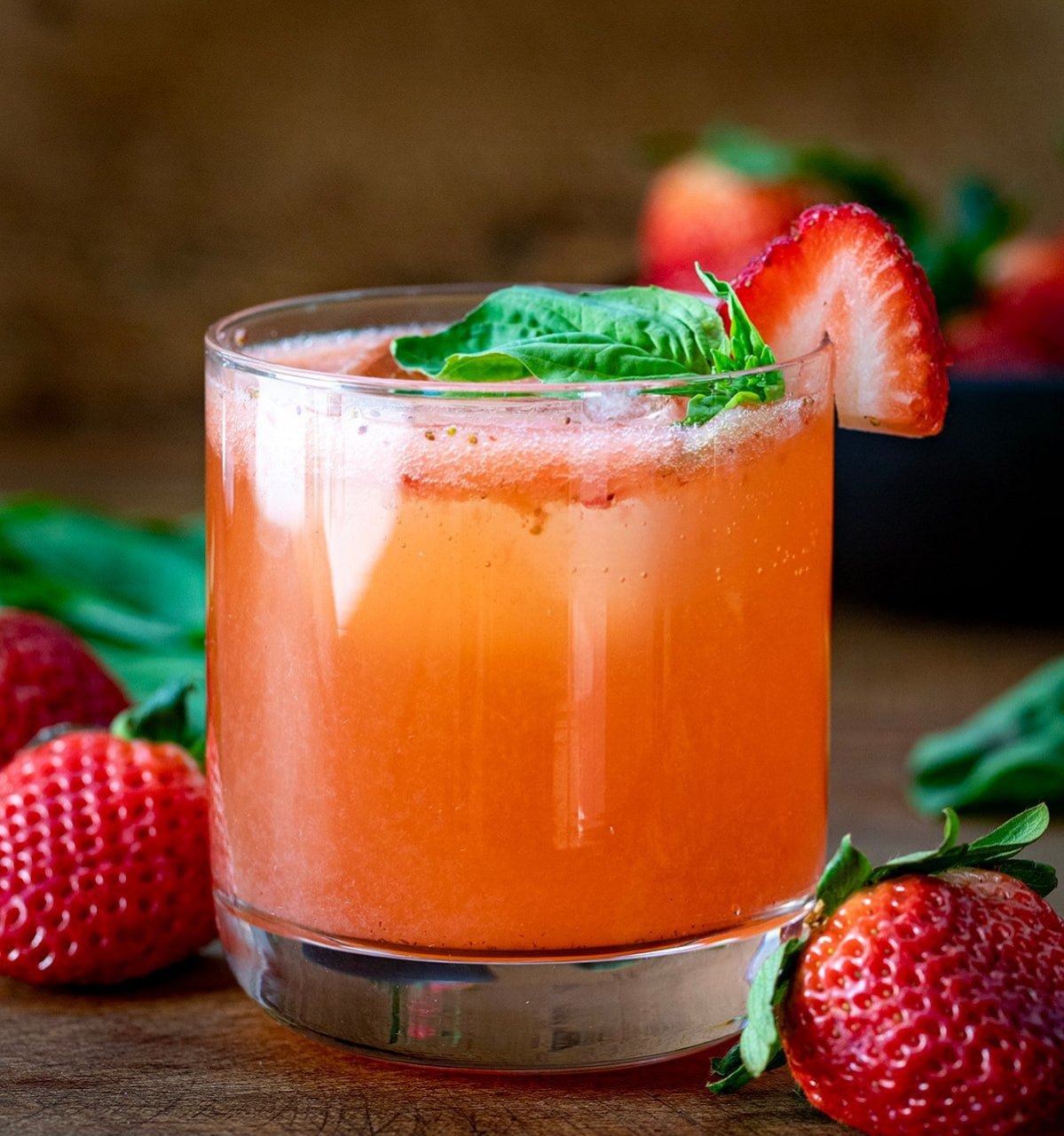 Strawberry Basil Smash