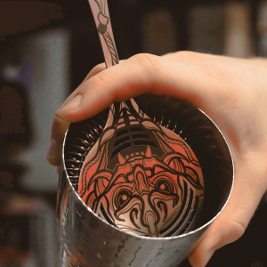 Стрейнер-хоторн Cocktail Design Hannya by Tattoo.Darina