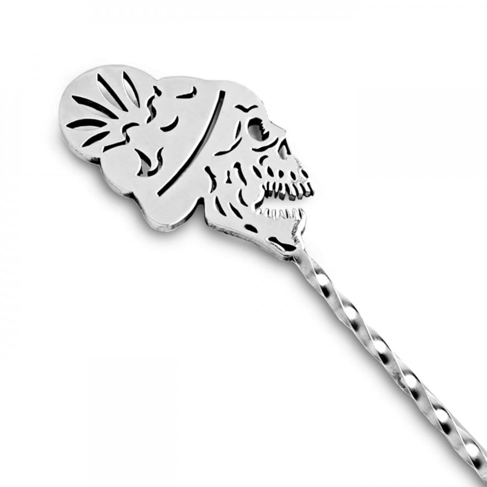 Барная Ложка Cocktail Design 43 см Skull