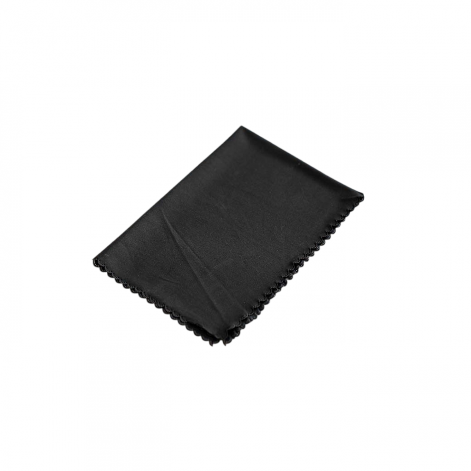 Безворсовое полотно для натирки бокалов Lace Black / Кружево Черное 30*45 см.